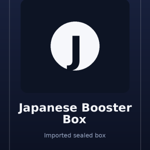 Japanese Booster Box